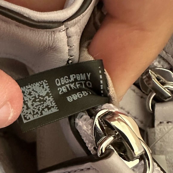 MICHAEL KORS SOHO LAVENDER MIST CHAIN, STUDDED LEATHER QUILTED SHOULDER BAG NWOT - Picture 12 of 12